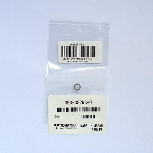 [TOH/3R3-03293-0] Gasket, Drainscrew 5 Hp Was Tohatsu 369-03293-0