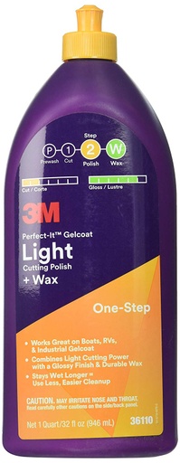 [MMM/36110] Cutting Compound, P1500Light with Wax Qt