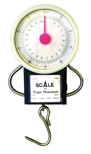 [EGL/04070-003] Scale, Dial 50Lb with 39" Tape-Measure