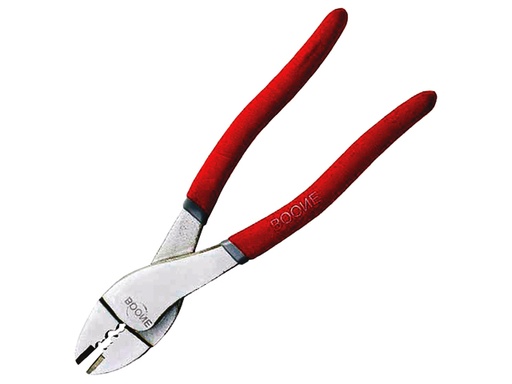 [BNE/06000] Crimp Plier, Stainless Steel 9-1/2" Red