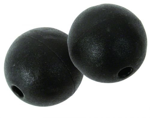 [HEN/0391-0018] Outrigger Ball Stop, Plastic Pair Black