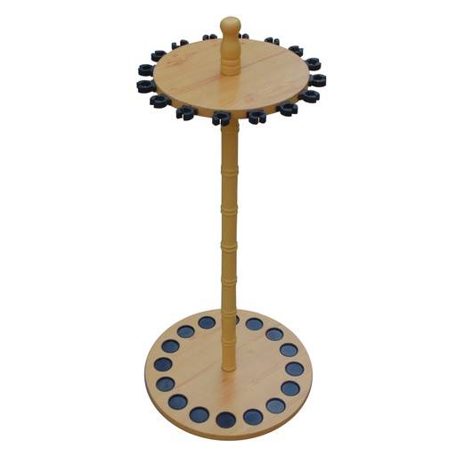 [HEN/5542-0000] Rod Rack, Round Wooden 16 Rods