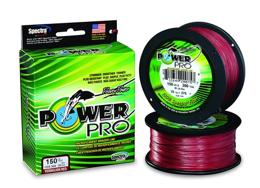 [PWP/01000300V] Braid, PowerPro 100lb X 300Yd Red