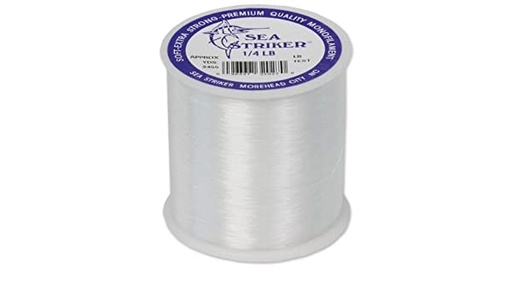 [SSK/SS44-100] Line, Monofil. 100Lb Test 1/4Lb Spool 135 Yards Clear