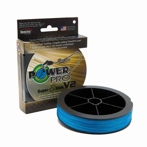 [PWP/31500500300A] Line, Braided Super Slick V2 50Lb 300Yd Blue