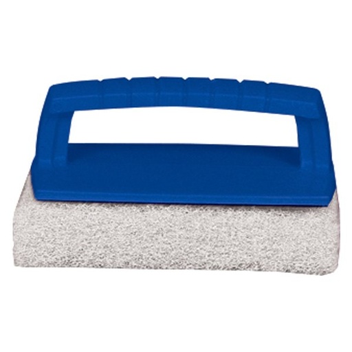 [STB/40129] Scrub Pad, with Handle Fine White