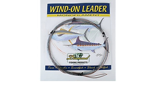 [HEN/1695-0262] Line, Monofil. Wind On Leader 200Lb 25' Smoke Blue