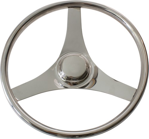 [SNS/50091175] Steering Wheel, Stainless Steel Ø:15"