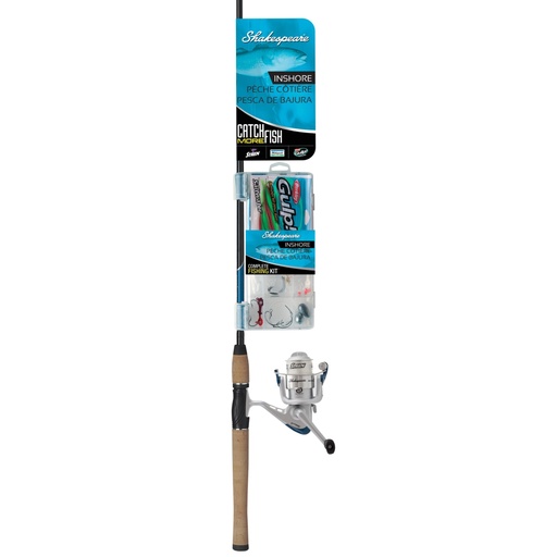 [SHP/CMFINSHORE] Rod/Reel Combination, Catch More Spin 7' with Tackle Kit