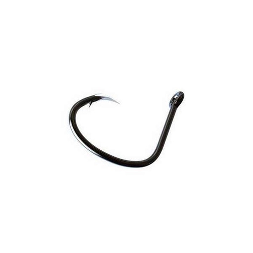 [EGL/TK4-1/0] Hook, Lancet Circle Non-Offset 1/0 Lt Wire Black 14Pk