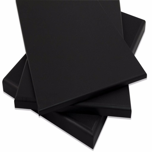 [KGP/SB125496B] Starboard Sheet, 1/2" Width 4' Length:8' Black /LF