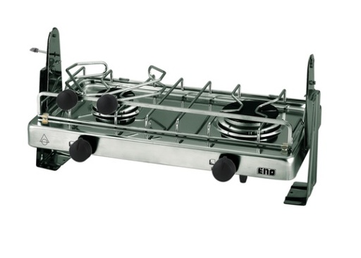 [ENO/062491010785] Cooktop, 2Burner with Ignition Stainless Steel