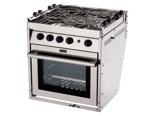 [F10/63451] Stove, 4 Burner Thermal Oven Broiler Propane