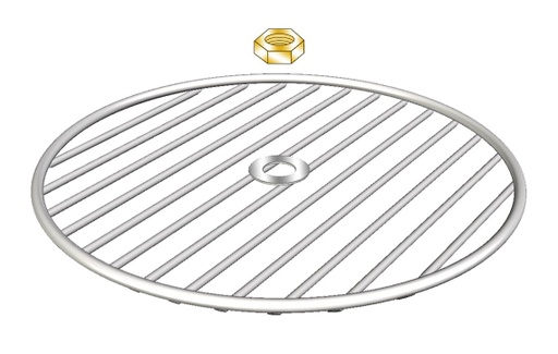 [MAG/10-442] Lower Grill with Brass Nut for Charcoal Party Size BBQ