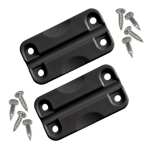 [IGL/24027] Hinge Set, Plastic Pebax Length:64 Open Width:32mm 4Hole  Pair