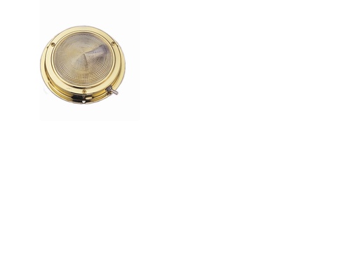 [AAA/00550-BL] Dome Light, Brass Lacquered 5"