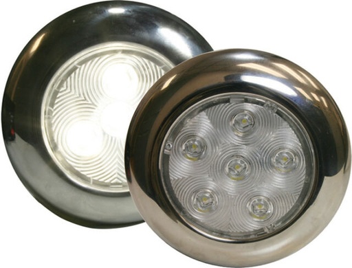 [SNS/50023805] Light, LED Puck 4" Stainless Steel Bezel