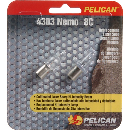 [PEL/4303] Bulb, 1 Regular & 1 Xenon Bulb for Nemo 4300 Pair