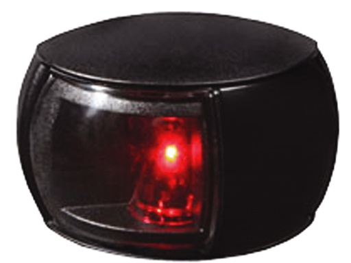 [HEL/980520101] Navigation Light, Port 2NM 8-28V Vert Mount Black NaviLED