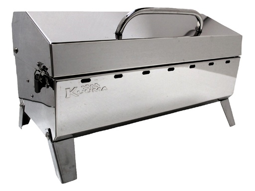 [CMC/58110] BBQ, Charcoal Stainless Steel Stow & Go