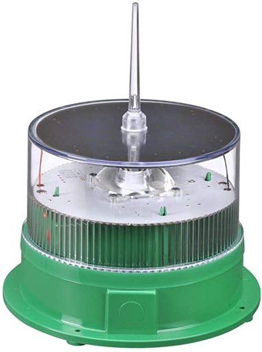 [SLT/SL60G] Navigation Light, LED Solar Marine 2-3NM Green