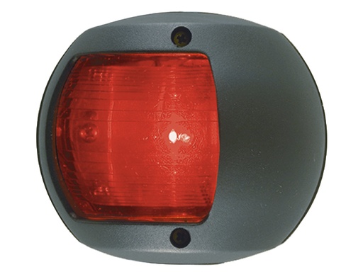 [PRK/0170BP0DP1] Navigation Light, Port-Red Vertical Mount 12V Black