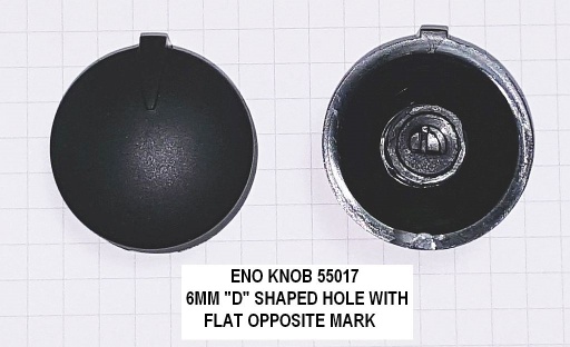 [ENO/55017] Knob, Control Black