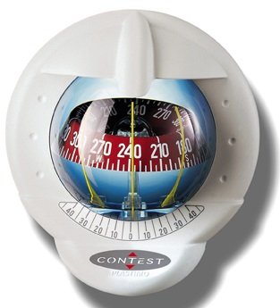 [PLA/64417] Compass, Contest101 White ConiCardØ100mm Red Card