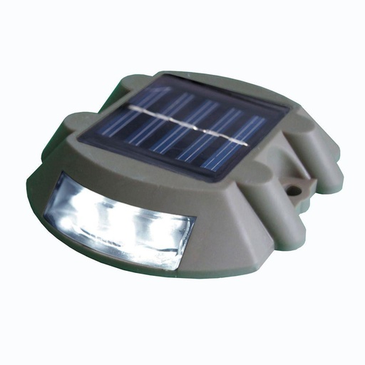 [DKE/96-255-F] Dock Light, Low Profile Solar-Power On-at-Dusk