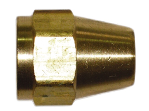 [FF/N1/8] Flare Nut, 1/8 Standard Brass