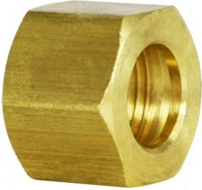 [FC/N1/2] Nut, Brass Compression 1/2