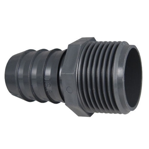 [FP/H1-1/2] Hose Pillar PVC 1-1/2 Hose x 1-1/2Mal Thread