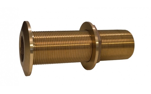 [GRO/THXL-750-W] Thru-Hull, Full-Thread: 3/4" Extra Large 5.33" Bronze