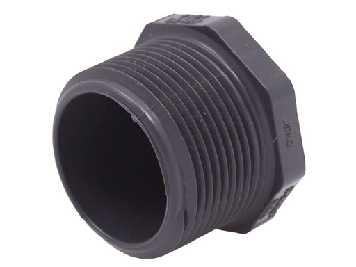 [FP/P1-1/2] Plug PVC 1-1/2Mal Thread