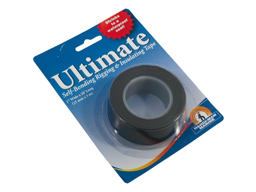 [HDM/960027] Tape, Self-Amalgamating Sealing Black 1" x 10' Ultimate