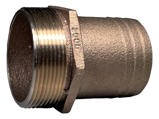 [GRO/PTH-2000] Hose Barb, Bronze PTH Hose: 2" Pipe:2"Mpt