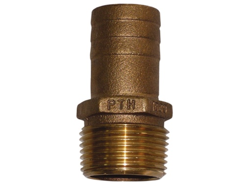 [GRO/PTH-500] Hose Barb, Bronze PTH Hose:1/2" Pipe:1/2Mpt