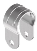 [WAS/M8354B] Pipe Clamp, Stainless Steel for End Attach 25mm Pipe