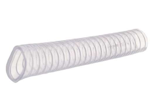 [HS/CLRW012] Hose, Clear Steel Reinforced 12mm 105PSI/23ºC per Foot