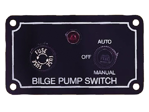 [AAA/10296-12] Switch Panel, for Bilge Pump 3-Way with Light