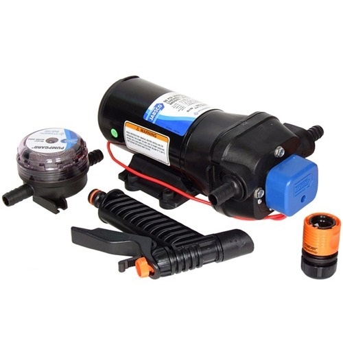 [JAB/31700-0094] Pressure Pump, 24V 4.3GpM Washdown with Nozzle&Strainer