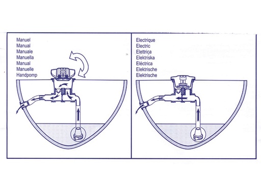 [PLA/53060] By-Pass Connector, for 925 & 1038 Bilge Pump