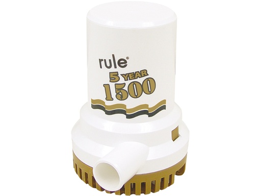 [RUL/04] Bilge Pump, Submersible 1500GpH Gold Series 12V Port:1.12"