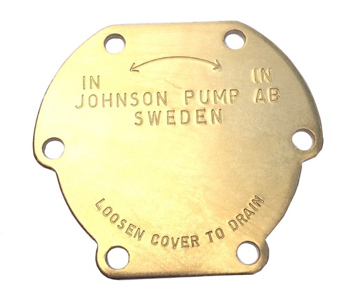 [JOP/01-45282] End Cover Plate, 2Flat-Face 6Screw-CircleØ60mm