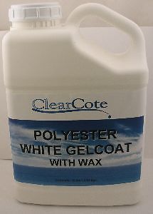 [CLC/142543] Gelcoat, White with Wax with Hardener Gal