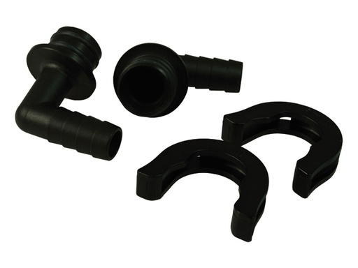 [SHU/94-615-00] Port Fitting Kit, 1/2" Elbow Barbs & Clips