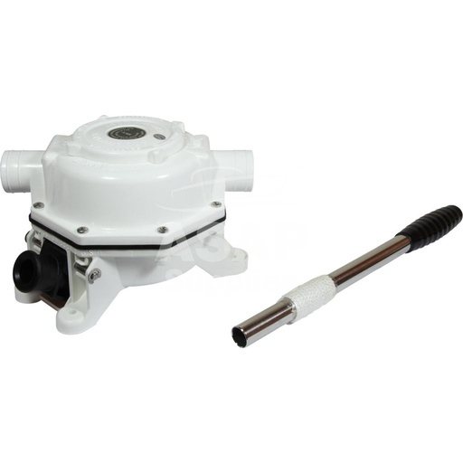 [WHA/BP0527] Hand Pump, MK5 Sanitation TopActio White PortØ1.5"