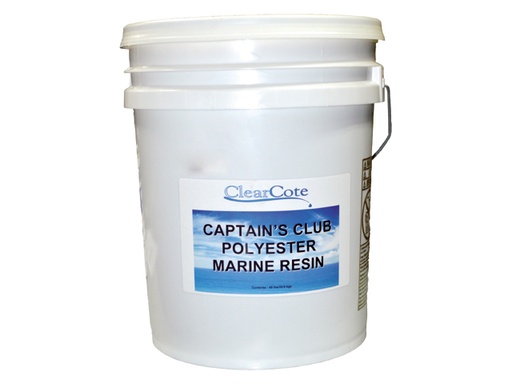 [CLC/124445] Polyester Resin, with MEKP Pail Captain's Club