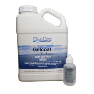 [CLC/152492] Gelcoat, White no-Wax with Hardener Gal