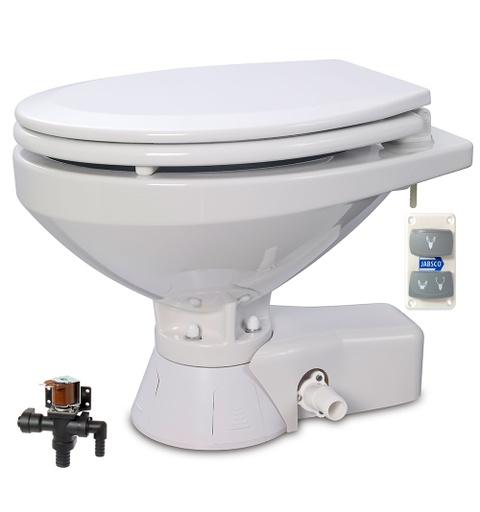 [JAB/37045-4092] Toilet, Elec:12V Quiet-Flush with Valve/Syphon Fresh Water